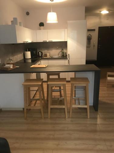 Köök või kööginurk majutusasutuses OMI Apartments