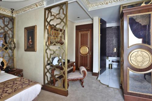 Koupelna v ubytování Daru Sultan Hotels Galata