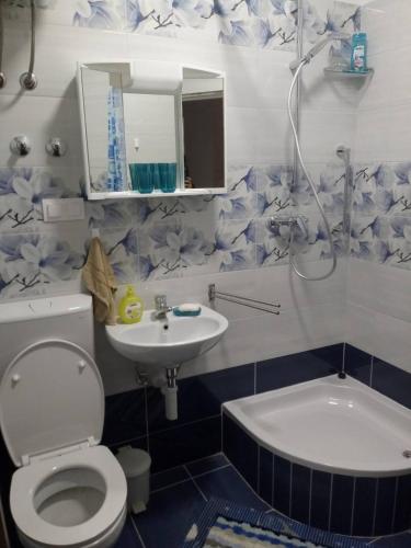 Bilik mandi di Rooms and Apartment Veral-KA