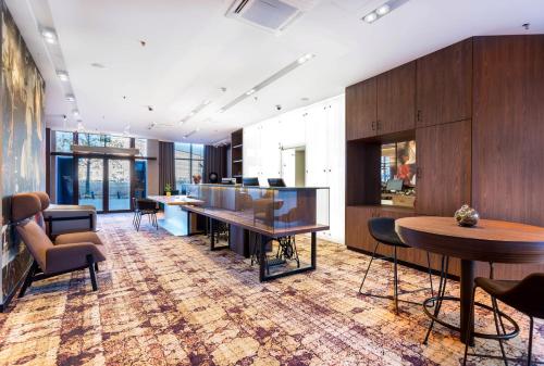 Posezení v ubytování Qubus Hotel Łódź