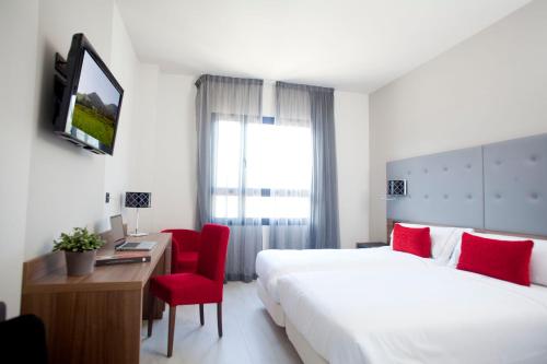 TV/Unterhaltungsangebot in der Unterkunft Hotel K10