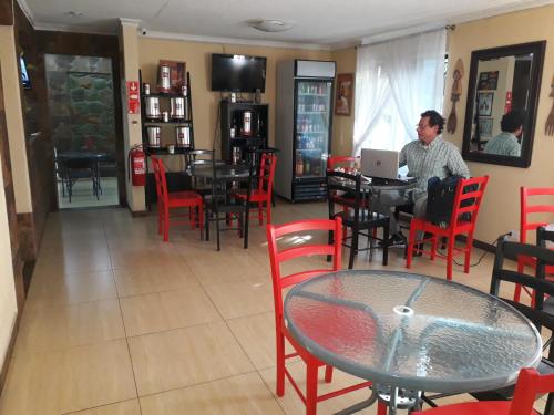 Posezení v ubytování Hotel Barba Lá