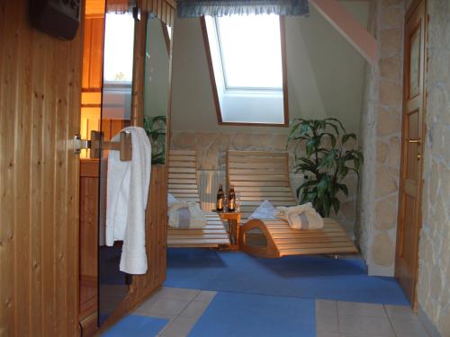 Posezení v ubytování Hotel Haufe