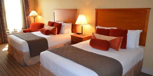 Ένα ή περισσότερα κρεβάτια σε δωμάτιο στο Inn at Cross Keys Station