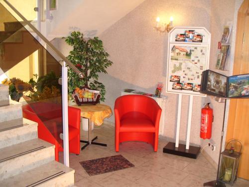 Posezení v ubytování Hotel Haufe