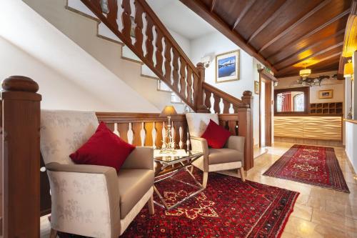 Apparthotel Königにあるシーティングエリア