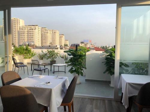 Balkón nebo terasa v ubytování Park Hill Hotel - Phu My Hung