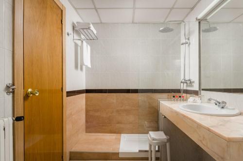 Salle de bains dans l'établissement Hotel Panorama