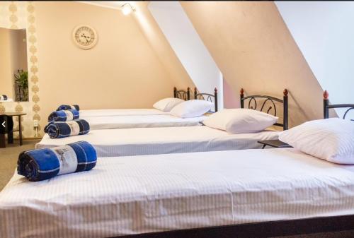 Кровать или кровати в номере hostel Koleso