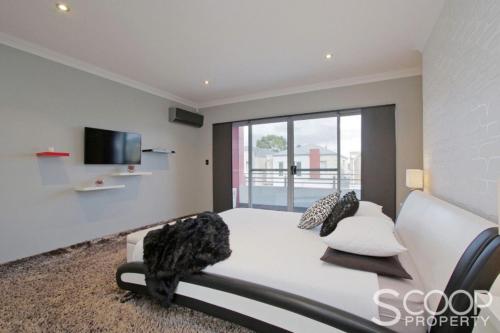TV a/nebo společenská místnost v ubytování Ultra Stylish Fremantle Area