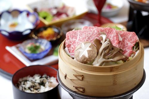 Makanan di atau berdekatan ryokan