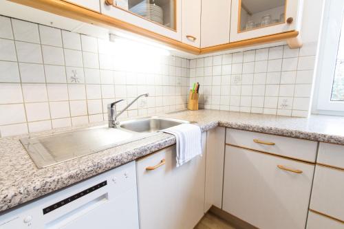 Kuchyň nebo kuchyňský kout v ubytování Apartment Veitingergasse
