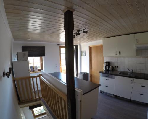 Kuchyň nebo kuchyňský kout v ubytování Haus Pistenblick