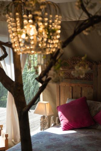 Cama o camas de una habitación en Glamping Canonici di San Marco