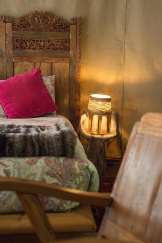 Cama o camas de una habitación en Glamping Canonici di San Marco