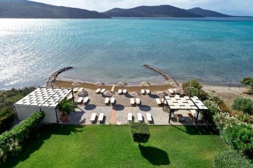 วิว Elounda Gulf Villas by Sandglass จากมุมสูง