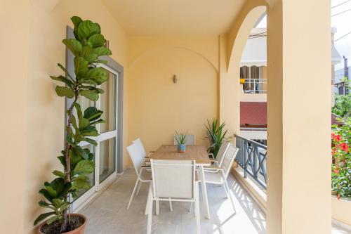 En balkon eller terrasse på Melitti Hotel