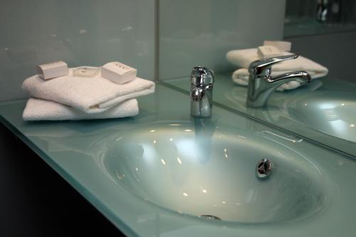 Bilik mandi di Station House Hotel Letterkenny