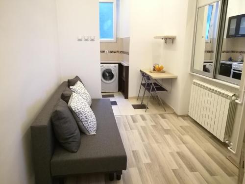 Гостиная зона в Apartment in the Heart of Belgrade