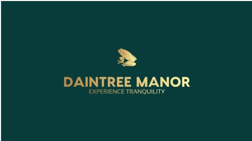 a woman logo with the title dantrade manor at Daintree Manor B&B in Daintree