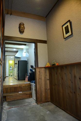 a view of a room with a living room at Nishioji TANUKI in Kyoto