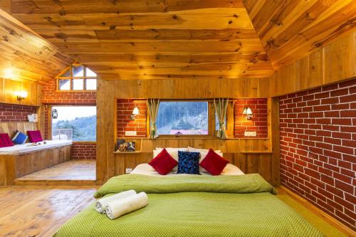 Posezení v ubytování Zostel Homes Cheog (Shimla)