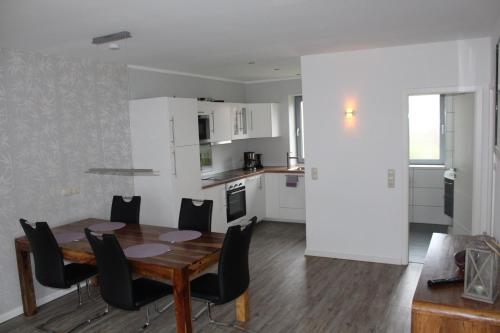 Dapur atau dapur kecil di FeWo an der Ostsee Nr. 5