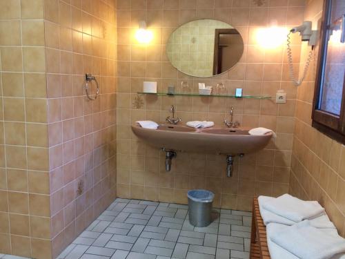 Kylpyhuone majoituspaikassa Hotel La Venerie