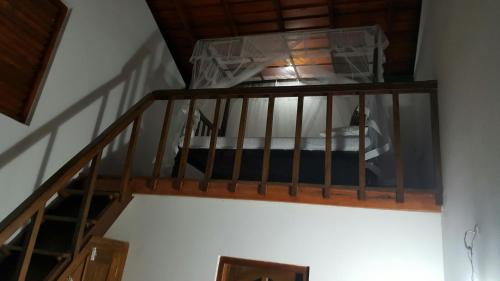 an overhead view of a room with a staircase with aimsyimsy at Abraham Beach House in Tangalle