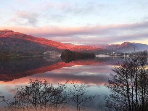Naturlandskabet i nærheden af pensionatet
