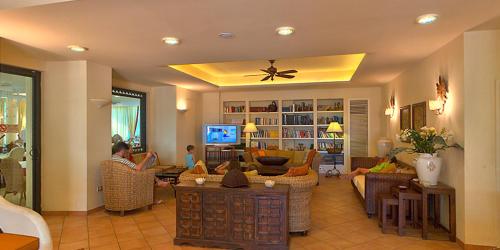A seating area at Hotel Marconi