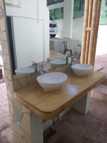 Kylpyhuone majoituspaikassa Casa Janaab Palenque
