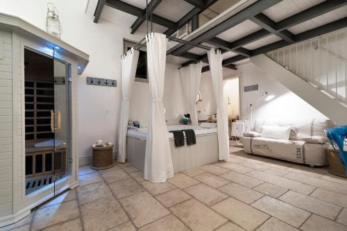 Χώρος καθιστικού στο Palazzo Mandurino luxury relais