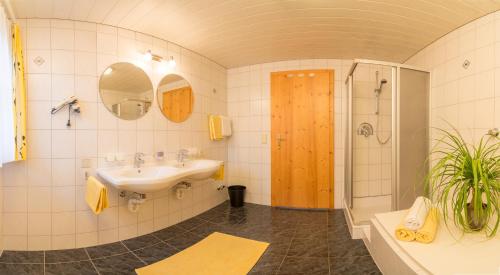 Kúpeľňa v ubytovaní Ferienwohnung Mair