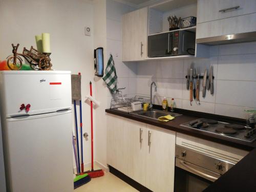Køkken eller tekøkken på Precioso departamento en Papudo
