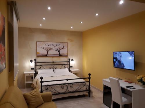 Llit o llits en una habitació de Mediterraneo B&B