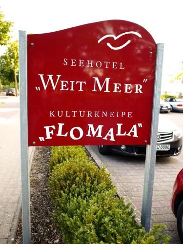 Certificado, premio, señal o documento que está expuesto en Seehotel Weit Meer