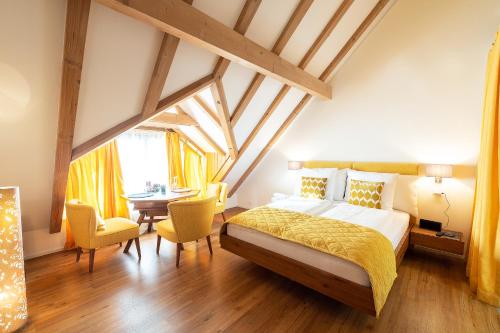 Posteľ alebo postele v izbe v ubytovaní Hotel & Restaurant Hasenstrick