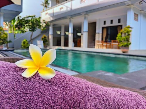Serangan Inn Mimbaの敷地内または近くにあるプール