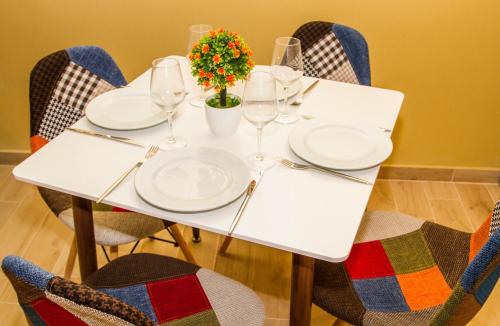 Aparthotel & Spa KASMIにあるレストランまたは飲食店