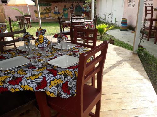 גינה חיצונית ב-La Maison Blanche