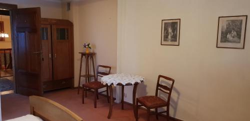 Χώρος καθιστικού στο Villa Kliche