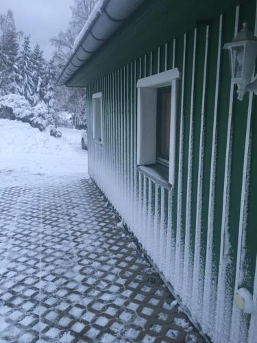 冬のGuest House LUFT Sněžníkの様子