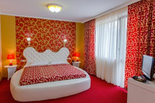 Krevet ili kreveti u jedinici u okviru objekta Hotel Park Bachinovo