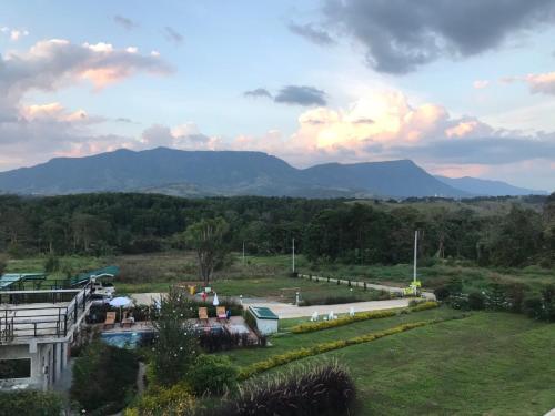 Landskap semula jadi dekat dengan resort