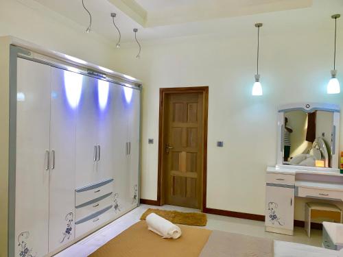 Koupelna v ubytování Endhaa, Divers Home