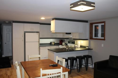 Dapur atau dapur kecil di Auberge Valcartier