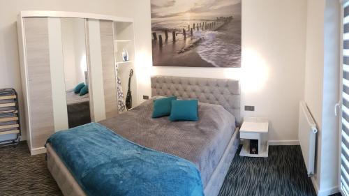 Katil atau katil-katil dalam bilik di APARTAMENT 5 MÓRZ SPA - NA FALI