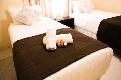 Katil atau katil-katil dalam bilik di Gracious Lodge