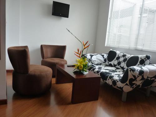 Posezení v ubytování Hotel Casa Galvez